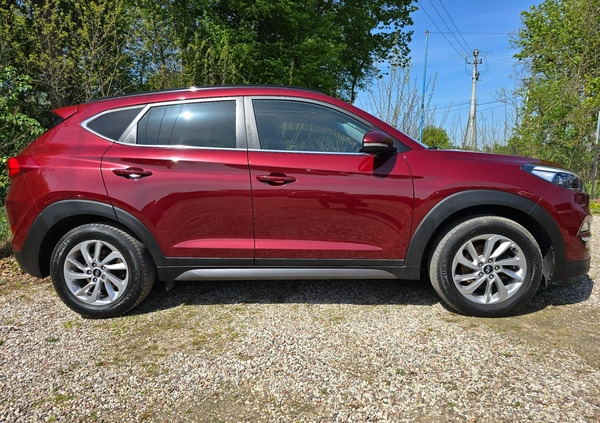 Hyundai Tucson cena 66999 przebieg: 168841, rok produkcji 2015 z Łęczna małe 781